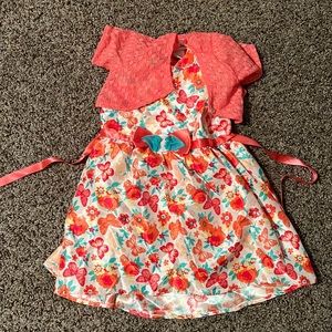 2T little lass girls dress
